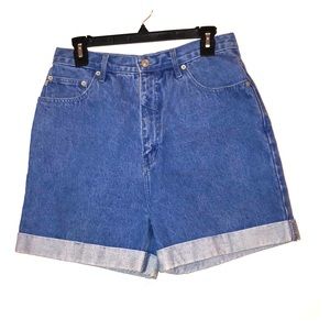 Denim Route 66 high waist shorts